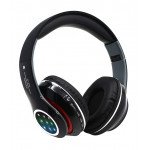 Wholesale LED Light HD Over the Head Wireless Bluetooth Stereo Headphone STN13L (Black)